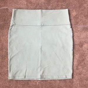 Teal Pencil Skirt